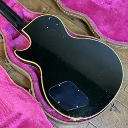 GIBSON LES PAUL CUSTOM EBONY 1990 SAFE DELIVERY FROM JAPAN