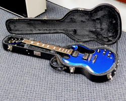 2006 GIBSON SG STANDARD '61 REISSUE ELECTRIC GUITAR W/ CASE! SAPPHIRE BLUE! RARE