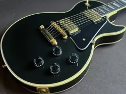 GIBSON LES PAUL CUSTOM EBONY 1990