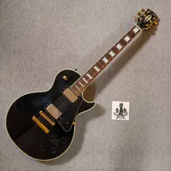 ORVILLE  BY GIBSON LES PAUL CUSTOM BLACK ELECTRIC GUITAR MADE IN JAPAN 4.5KG