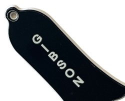BLACK GUITAR PICKGUARD
