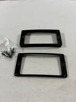 2011 GIBSON LES PAUL STUDIO M69 HUMBUCKER PICKUP RINGS BLACK W/ HW