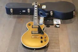 MINTY! 2021 GIBSON LES PAUL CUSTOM GOLD BULLION   COA OHSC