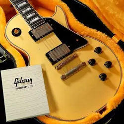 GIBSON CUSTOM SHOP MURPHY LAB 1957 LES PAUL HEAVY AGED - ANTIQUE WHITE *UI573