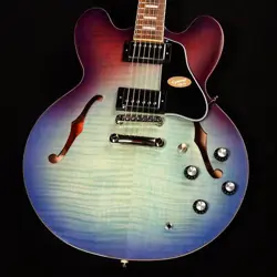 EPIPHONE INSPIRED BY GIBSON ES-335 FIGURED BLUEBERRY BURST S N:24081510645