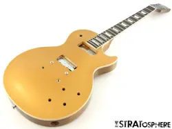USA GIBSON LES PAUL 70S DELUXE BODY   NECK PROJECT AMERICAN, GOLDTOP
