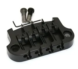 HIPSHOT BLACK SUPERTONE 3-POINT BRIDGE FOR GIBSON® EPIPHONE® BASS 5G400B