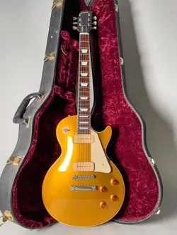 2001 GIBSON CUSTOM ART HISTORIC 1956 LES PAUL GOLDTOP R6 W/OHSC