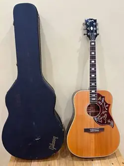 ACOUSTIC GUITAR GIBSON HUMMINGBIRD NATURAL S/N 80991059