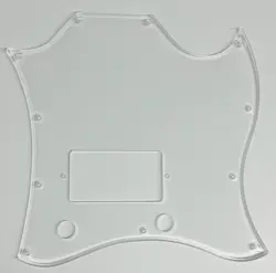 FOR FIT GIBSON SG STANDARD SINGLE HUMBUCKER GUITAR PICKGUARD CLEAR TRANSPARENT