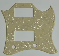 FOR FIT US GIBSON SG STANDARD STYLE FULL FACE GUITAR PICKGUARD 1 PLY CREAM PEARL