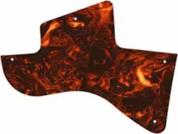 WD CUSTOM PICKGUARD FOR LEFT HAND GIBSON LES PAUL SPECIAL #05F FAUX TORTIOSE