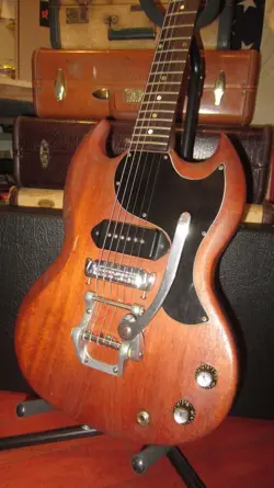 VINTAGE 1965 GIBSON SG JR. NATURAL