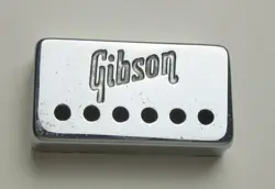 1972 GIBSON EMBOSSED HUMBUCKER PICKUP COVER VGC
