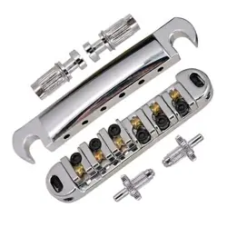 ABR-1 STYLE TUNE-O-MATIC BRIDGE TAILPIECE ROLLER SADDLE BRIDGE FOR GIBSON LES...