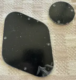 BLACK BACK/SWITCH PLATE BACKPLATE SET FOR USA GIBSON LES PAUL® PG-0814-023 #613