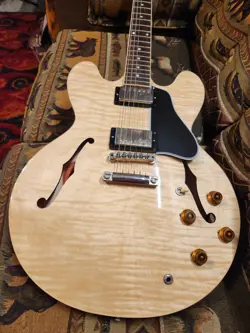 2004 GIBSON ES-335 R DOT REISSUE NATURAL CLEAR MAPLE MINT CONDITION SEMI HOLLOW