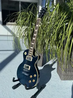 2011 GIBSON LES PAUL TRADITIONAL * BLUE FLAME MAPLE * EXCELLENT * FREE SHIP