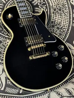 GIBSON CUSTOM SHOP ~HISTORIC COLLECTION~ 1968 LES PAUL CUSTOM REISSUE EBONY GLOS