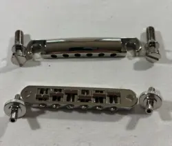 2011 GIBSON LES PAUL TUNE-O-MATIC BRIDGE & STOPBAR TAILPIECE CHROME W/ HW