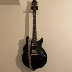 GIBSON DC DOUBLE CUTAWAY ELECTRIC GUITAR WITH CASE - USED, MINOR FRET WEAR
