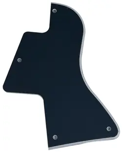 CUSTOM FOR GIBSON LES PAUL SPECIAL-P90 STYLE GUITAR PICKGUARD 5 PLY BLACK