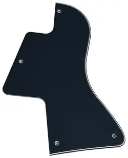 CUSTOM FOR GIBSON LES PAUL SPECIAL-P90 STYLE GUITAR PICKGUARD 3 PLY BLACK