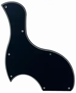CUSTOM FOR GIBSON LES PAUL SG JUNIOR STYLE GUITAR PICKGUARD 3 PLY BLACK