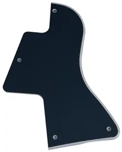 5 PLY GUITAR PICKGUARD FITS GIBSON LES PAUL SPECIAL-P90 STYLE,BLACK