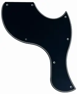 3 PLY GUITAR PICKGUARD FITS GIBSON LES PAUL SG JUNIOR STYLE,BLACK