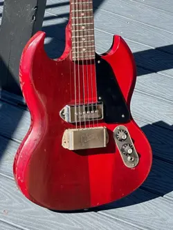 1972 GIBSON SG-100 JUNIOR VERY RARE W/1 P-90 PICKUP MAKES A KILLER SLIDE GUITAR.