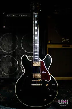 GIBSON CUSTOM SHOP HISTORIC COLLECTION 1959 ES-355 REISSUE STOP BAR EBONY #GG54H