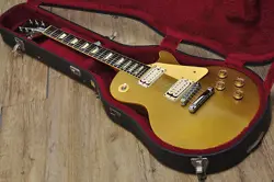 GIBSON LES PAUL STANDARD GOLD TOP 1977 ELECTRIC GUITAR *WZM853