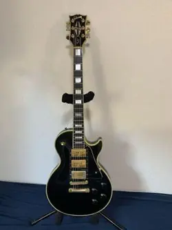 GIBSON LES PAUL CUSTOM 35TH ANNIVERSARY BLACK 1989 ELECTRIC GUITAR