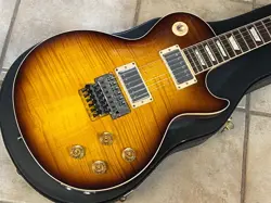 2011 GIBSON CUSTOM LES PAUL ALEX LIFESON AXCESS AAA TOP VICEROY BROWN SUNBURST