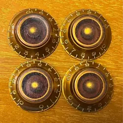 GIBSON CUSTOM SHOP HISTORIC COLLECTION 1959 LES PAUL STANDARD CONTROL KNOB 4PCS