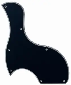 GUITAR PARTS FOR GIBSON LES PAUL SG JUNIOR STYLE GUITAR PICKGUARD 5 PLY BLACK