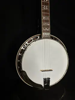 1997 GIBSON RB 4 WALNUT FIVE-STRING RESONATOR BANJO WITH ORIGINAL CASE