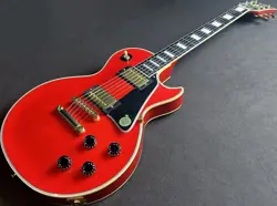 ORVILLE BY GIBSON LPC-TR 1991 LES PAUL CUSTOM TRANS RED ELECTRIC GUITAR MIJ