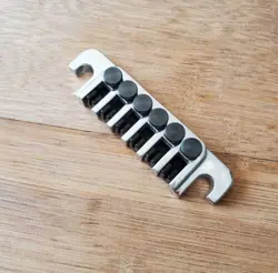 VINTAGE 1970S USA GIBSON TP-6 GUITAR TAILPIECE CHROME ES LES PAUL SG