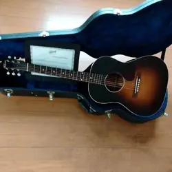 ACOUSTIC GUITAR GIBSON LG-2 SUNBURST HARD CASE