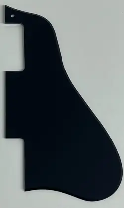 FOR FIT GIBSON ES-335 SHORT STYLE GUITAR PICKGUARD 1 PLY ACRYLIC BLACK