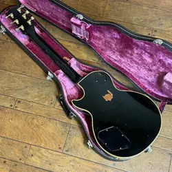 GIBSON LES PAUL CUSTOM EBONY 1987 WINTER PREPARATION SAFE DELIVERY FROM JAPAN