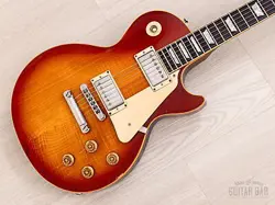 2003 GIBSON LES PAUL STANDARD PLUS AAA FLAME TOP W/ BURSTBUCKER PRO PAFS, CASE