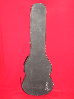 GIBSON 1974 BLACK TOLEX W/ RED INT. SG HARDSHELL CASE