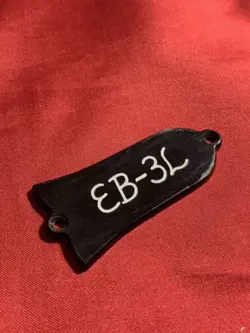 1968 USA GIBSON EB 3L BASS GUITAR TRUSS COVER  ORIGINAL VINTAGE PART 1969