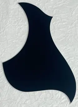 NEW GREAT - FOR FIT GIBSON L4A STYLE GUITAR PICKGUARD ADHESIVE BACK 2 PLY BLACK