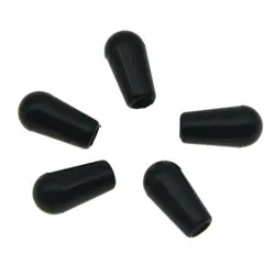 5X USA SPEC GUITAR TOGGLE SWITCH TIPS SWITCH KNOB FOR GIBSON/SWITCHCRAFT BLACK
