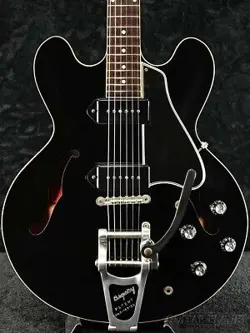 GIBSON CUSTOM KAZUYOSHI SAITO KS-330 EBONY VOS W BIGSBY USED!!