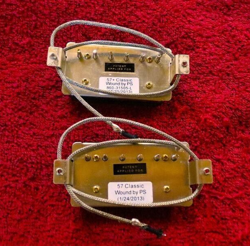 GIBSON 57 CLASSIC ZEBRA HUMBUCKER PICKUP SET
